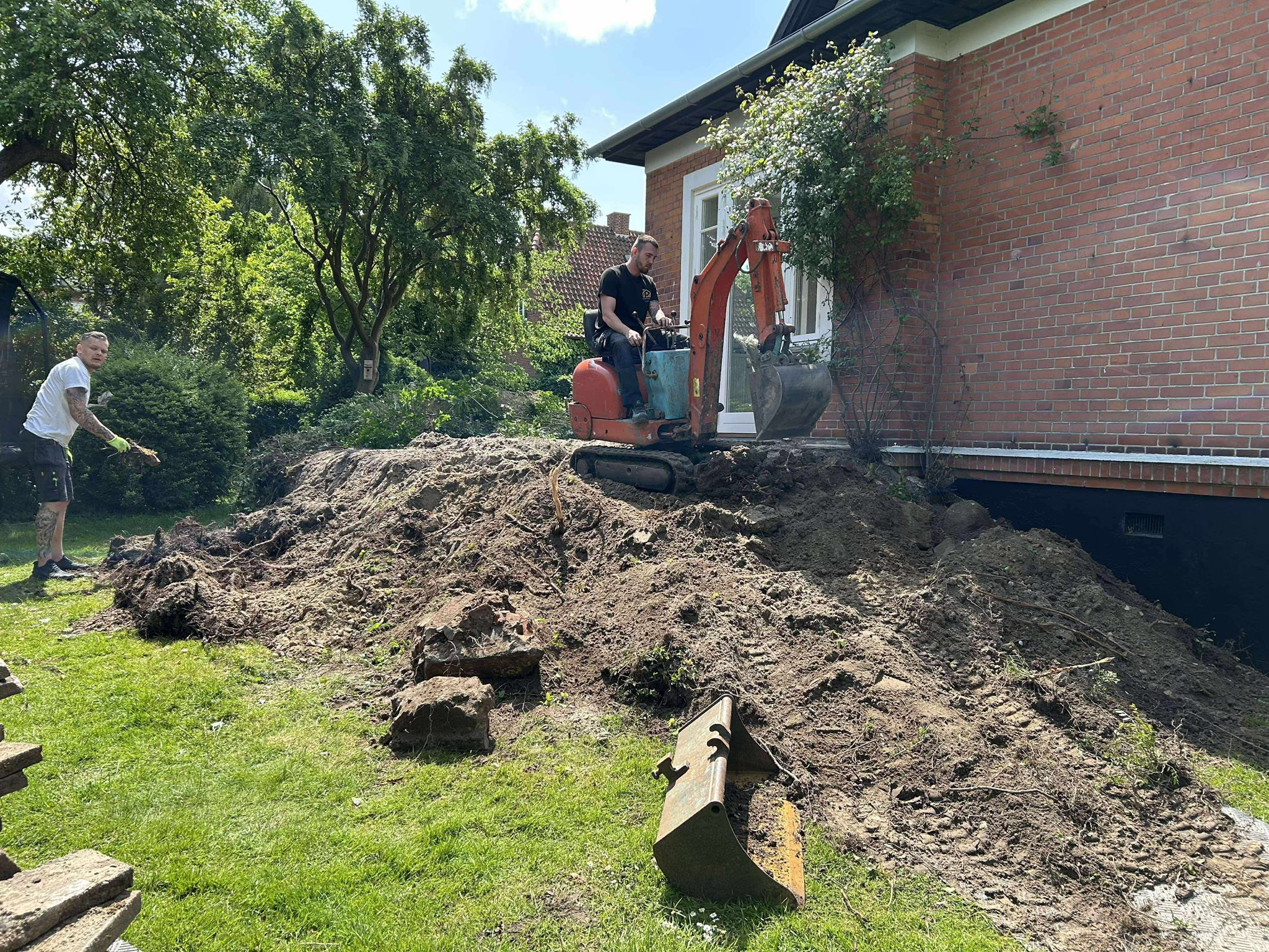 Anlægsarbejde på Sjælland